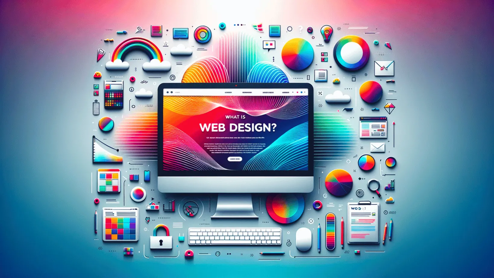 image qui decrit le web design